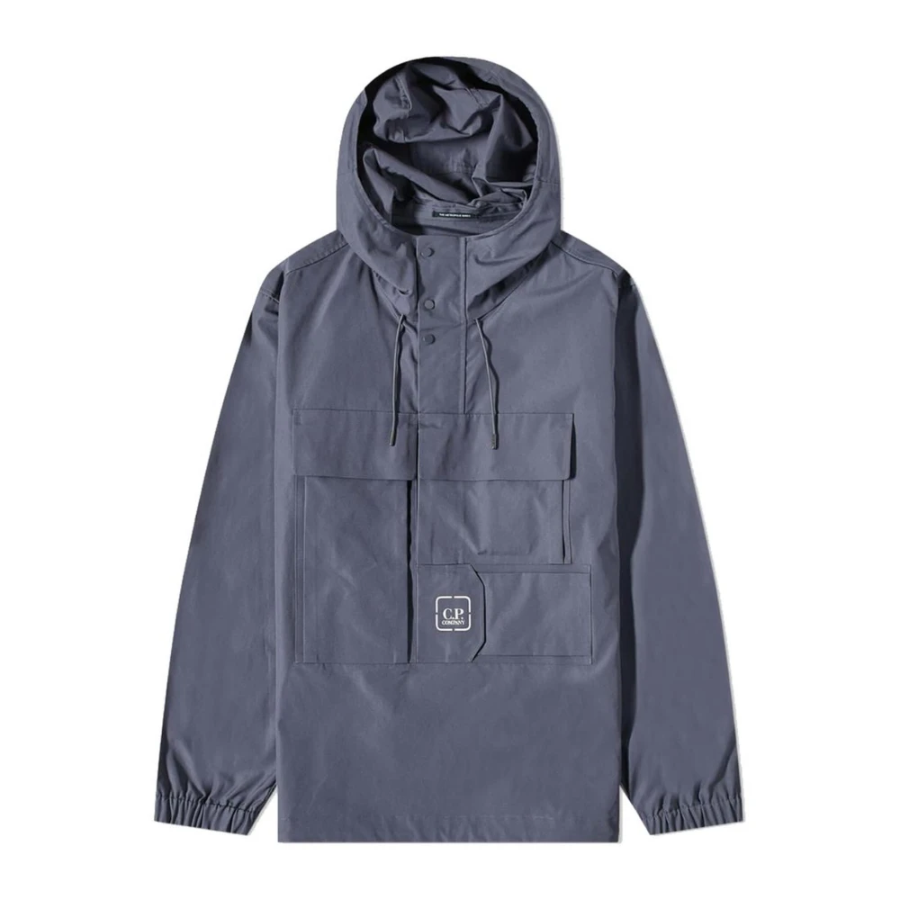 C.p. Company Grå Windbreaker Jacka med Dragkedja Gray, Herr