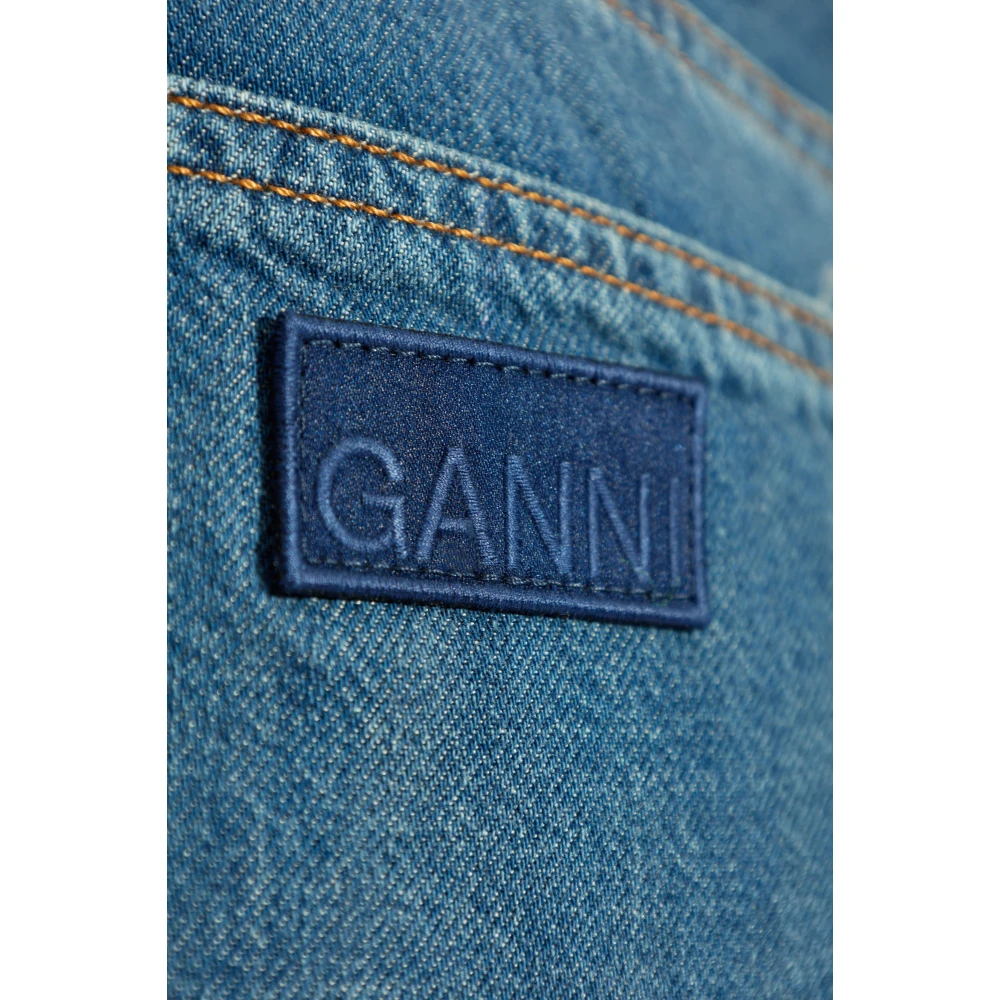 Ganni Wijde jeans Blue Dames