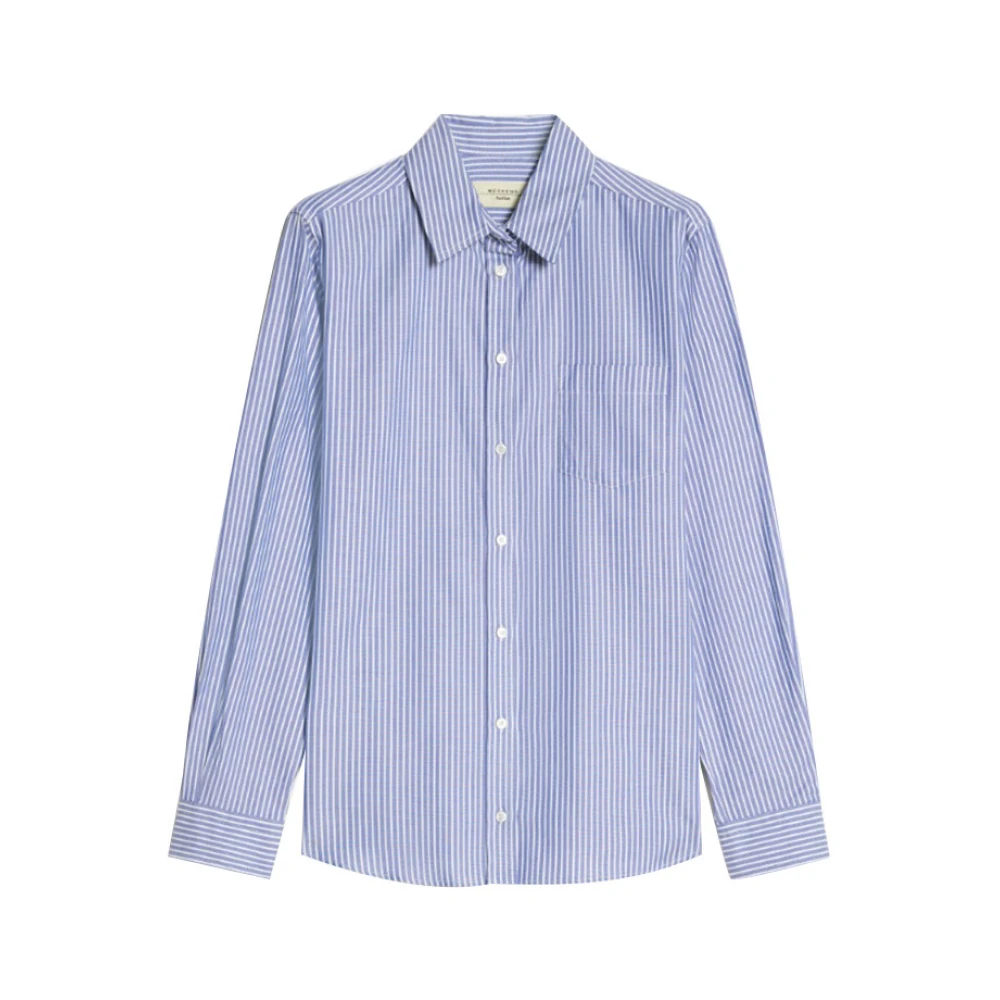 Max Mara Weekend Blauwe Weekend Blouse Casual Chic Blue Dames