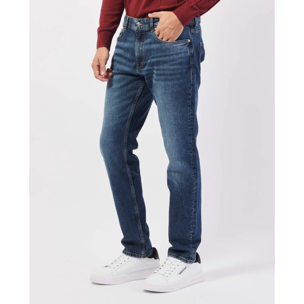 Hugo Boss Slim Fit Blauwe Jeans Delaware Blue Heren