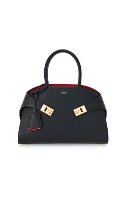 black-leather-handbag-with-gancini-plaque