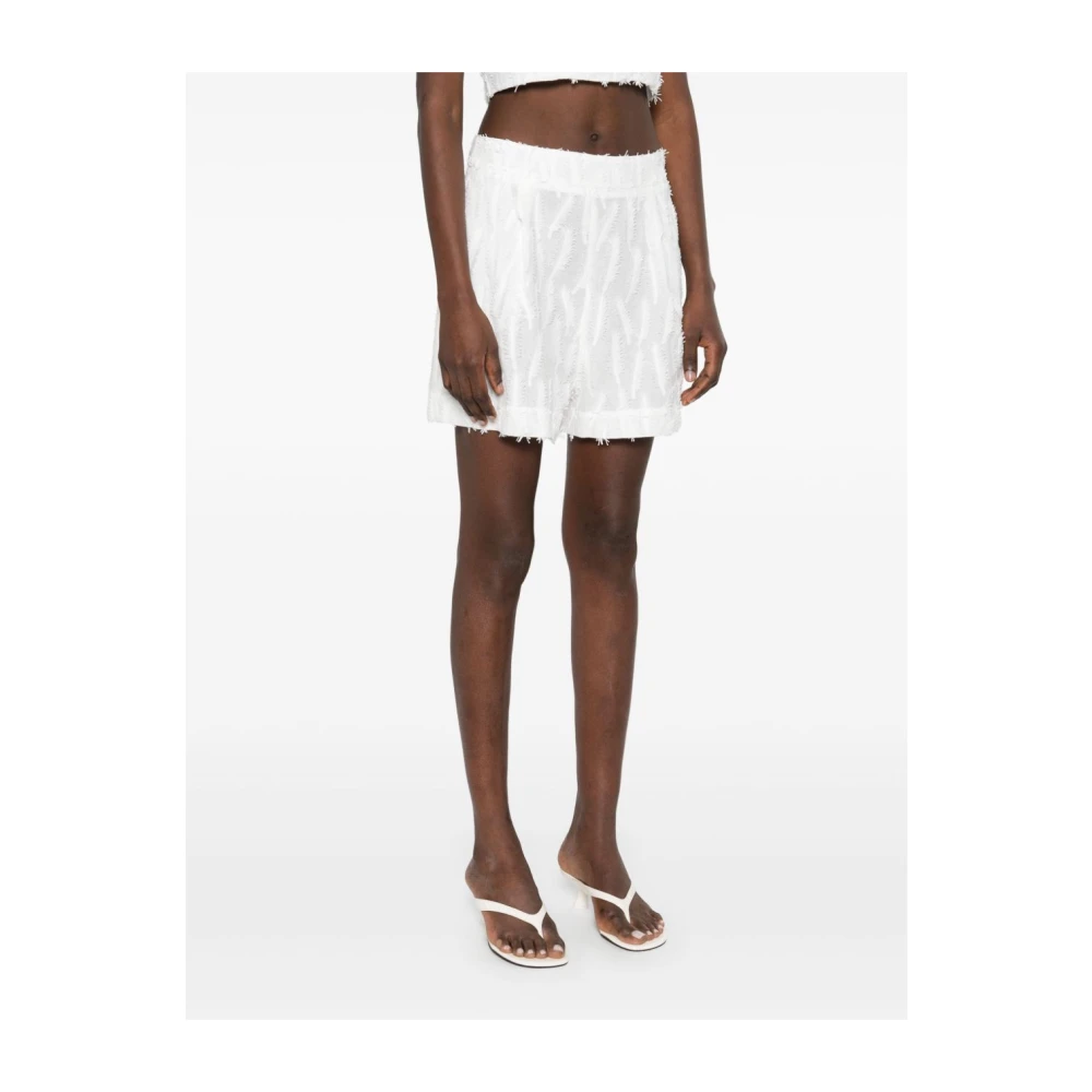 Federica Tosi Witte Shorts voor Vrouwen White Dames