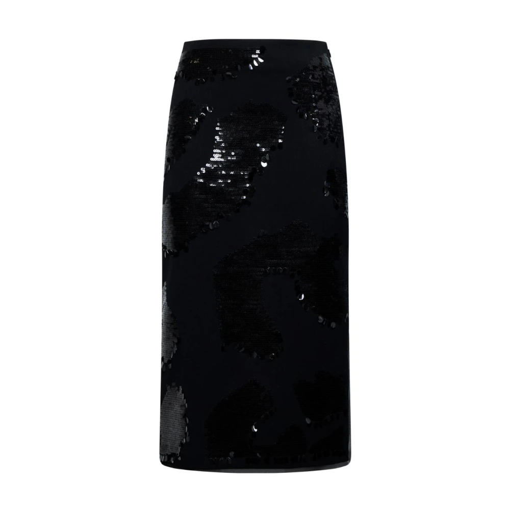 Silvian Heach Mujer Negro - Falda Con Lentejuelas Brillantes - Skirts - 2XS