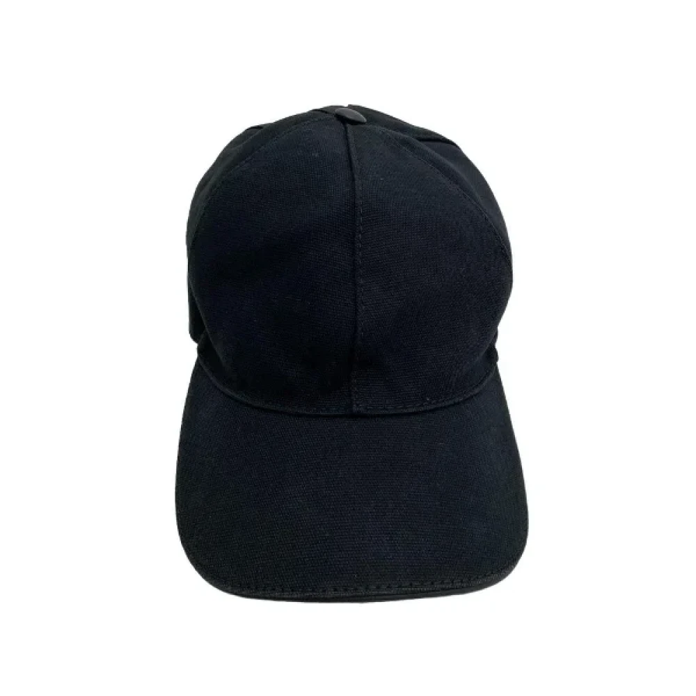 Gucci Vintage Pre-owned Cotton hats Black Dames