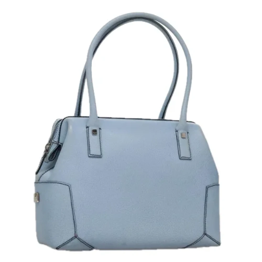 Salvatore Ferragamo Pre-owned Leather handbags Blue Dames