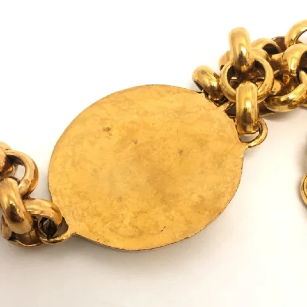Chanel Vintage Pre-owned Metal belts Yellow Dames