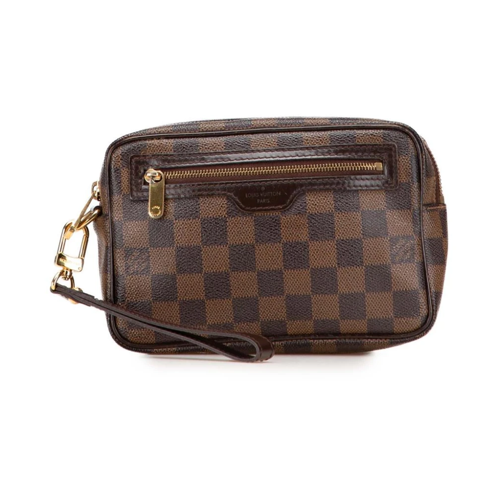 Louis Vuitton Vintage Women's Brown Pre-Owned Small Zip Pouch