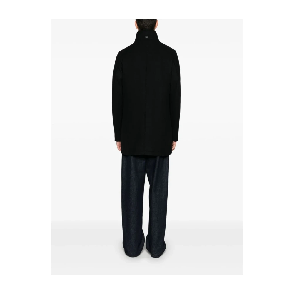 Herno Klassieke Zwarte Herenjas Aw24 Black Heren