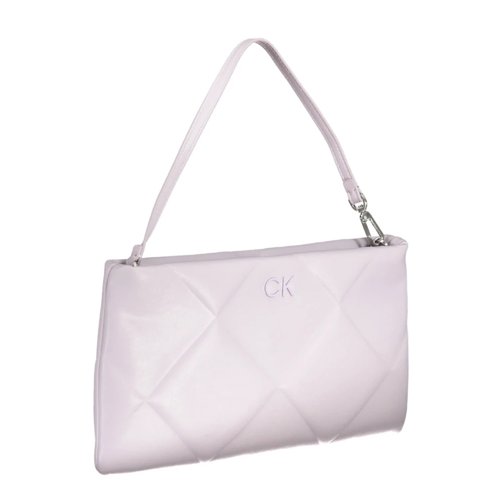 Calvin Klein Paarse Dames Handtas met Logo Purple Dames
