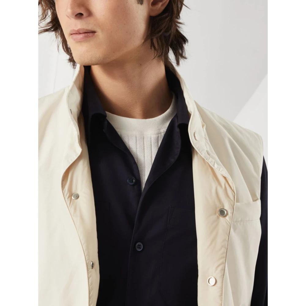 BRUNELLO CUCINELLI Beige Jas voor Mannen Beige Heren