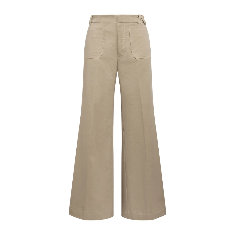 Maliparmi Winter Katoenen Broek White Dames
