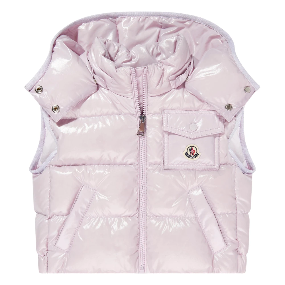 Moncler Girls Purple Kamile Gilet - Waistcoats - 4 Y - Kids
