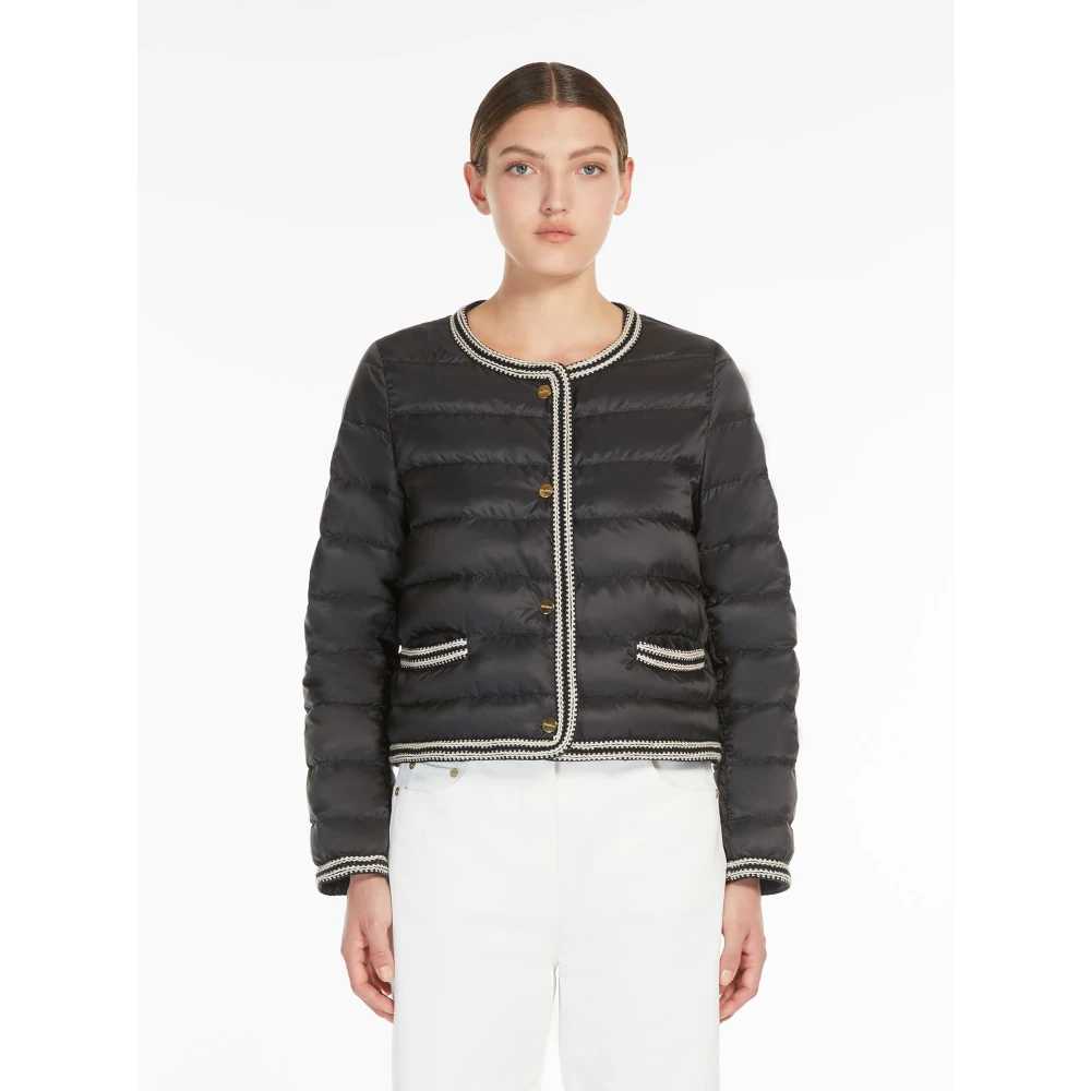 Max Mara Zwarte Kate Elegante Jurk Black Dames