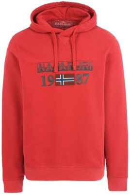 sweat-a-capuche-sportif-berthow-rouge