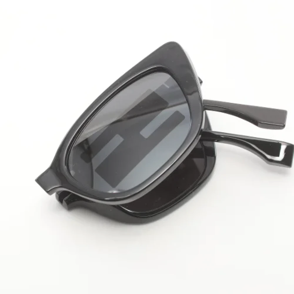 Fendi Vintage Pre-owned Plastic sunglasses Black Heren