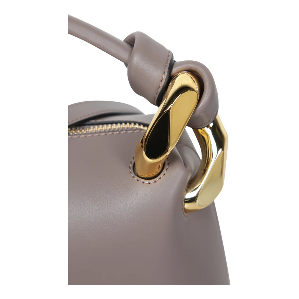 JW Anderson Elegante Tortora Tas met Gouden Details Beige Dames