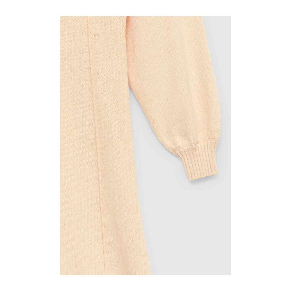 Rodebjer Mango Volumineuze Mouwen Midi Jurk Orange Dames
