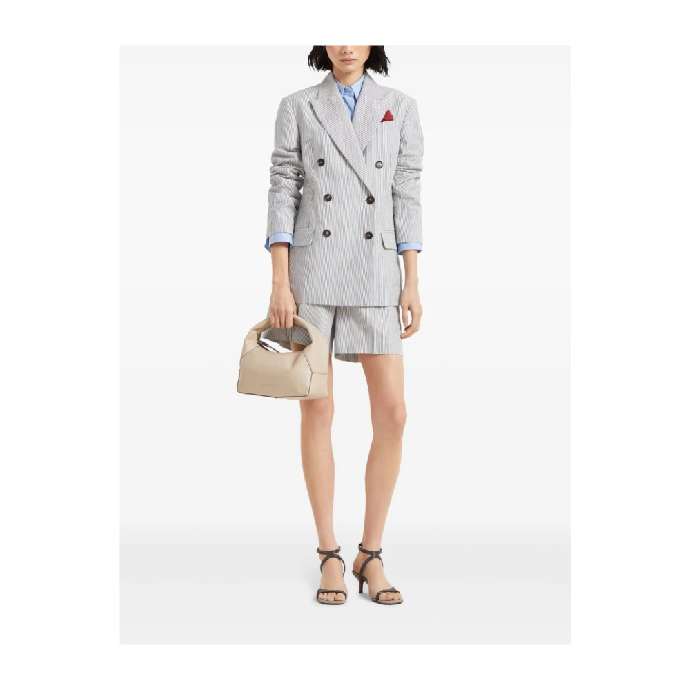 BRUNELLO CUCINELLI Lichtblauw Herenshirt Blue Dames