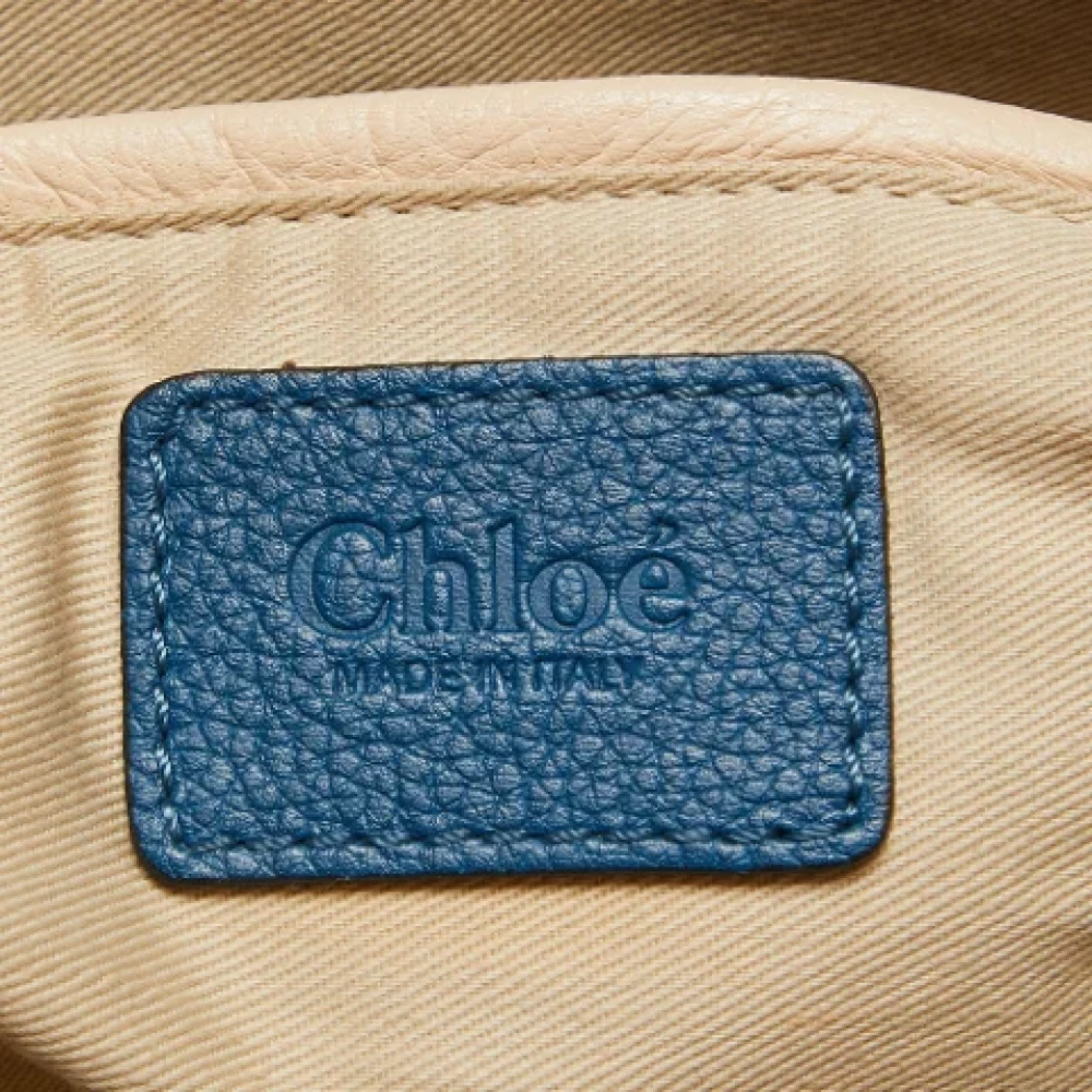 Chloé Pre-owned Leather handbags Blue Dames