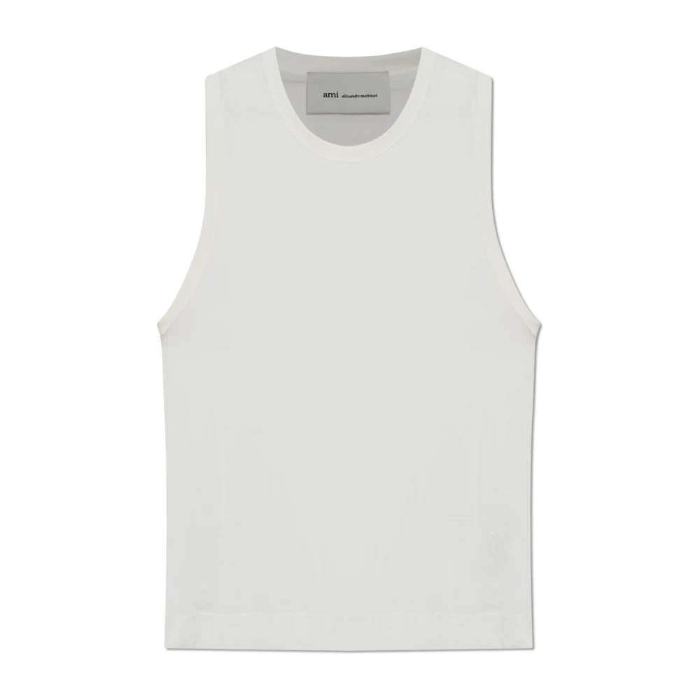 Ami Paris Donna Bianco Top, S, New,