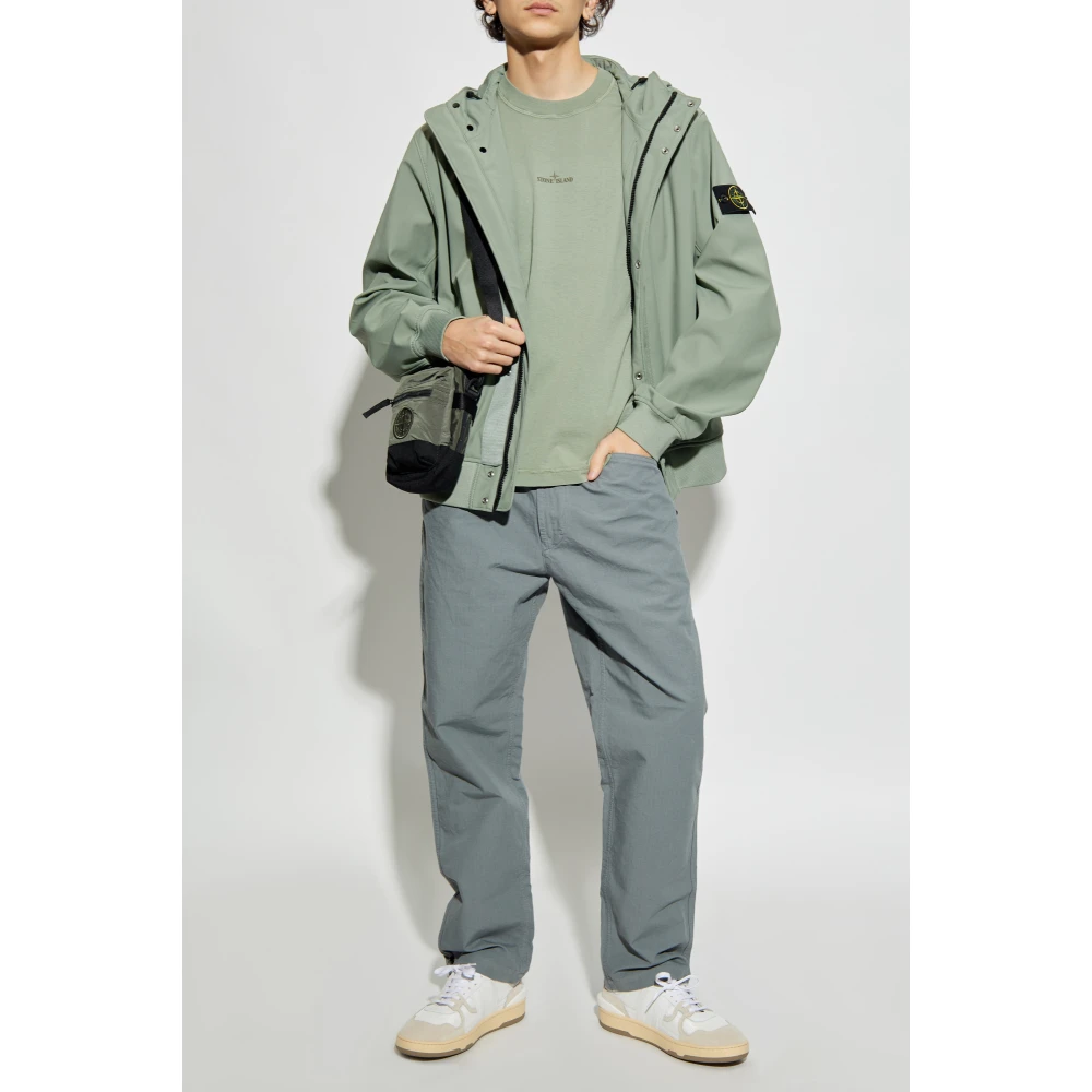 Stone Island Jas Licht Soft Shell-R Green Heren