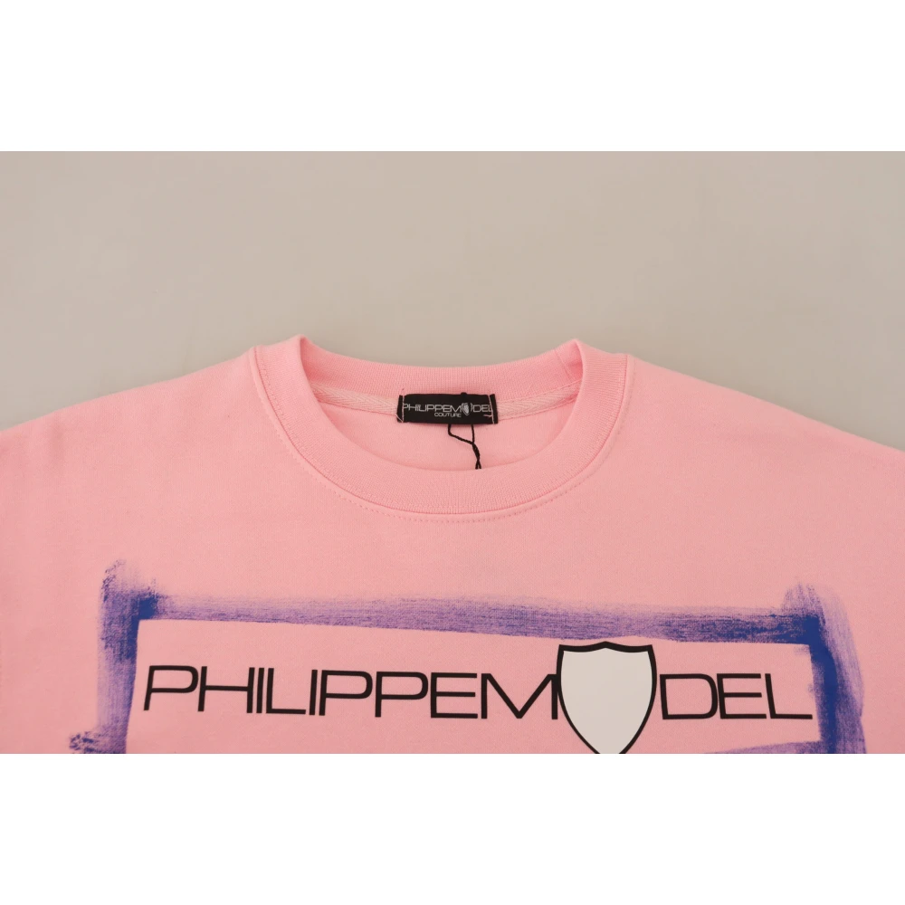 Philippe Model Elegante Roze Trui met Lange Mouwen Pink Dames