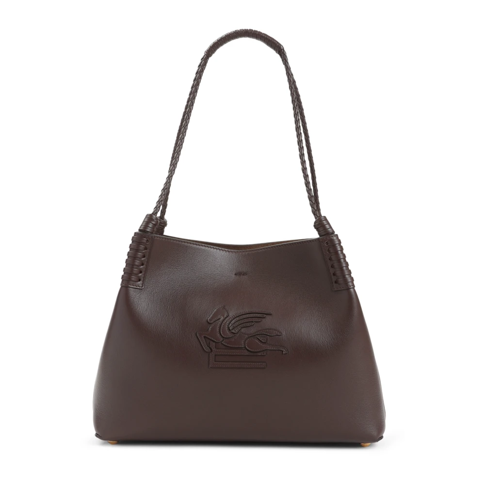 ETRO Bruine Leren Handtas Stijlvol Model Brown Dames