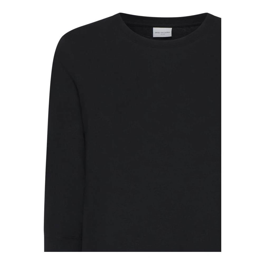 Dries Van Noten Zwarte T-shirts en Polos Black Dames