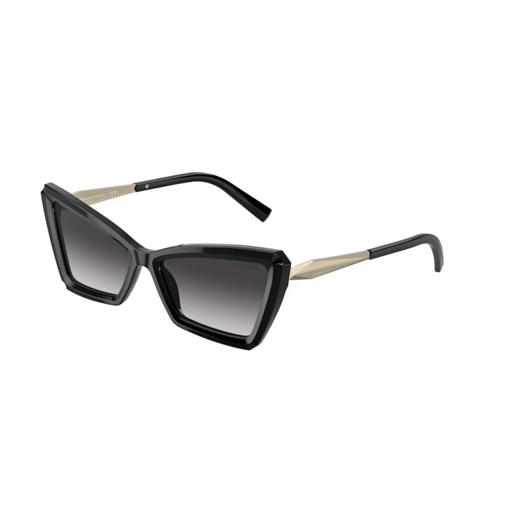 Tiffany Women's Grey Woman Tf4203 80013C Sunglasses Acetate Black Cat Eye Normal Shaded - Image 3
