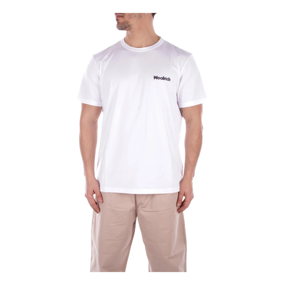 Woolrich Carhartt Logo Front T-shirts en Polos White Heren