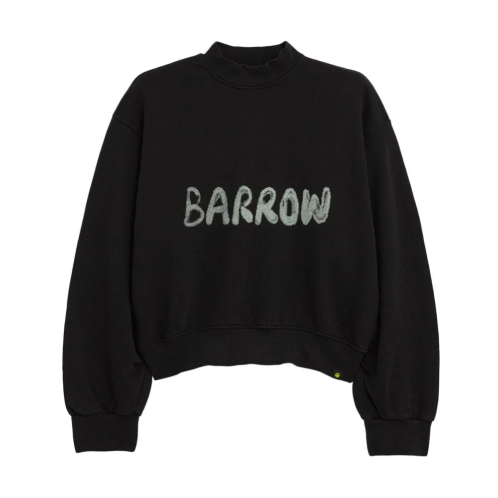 Barrow Zwarte Sweatshirt Truien Breiwerk Black Dames