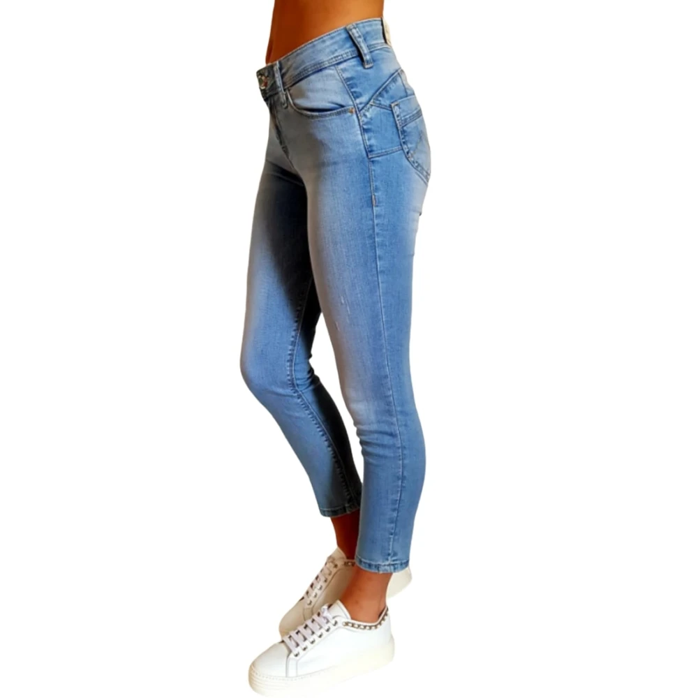 Gaudi Skinny Jeans Blue Dames