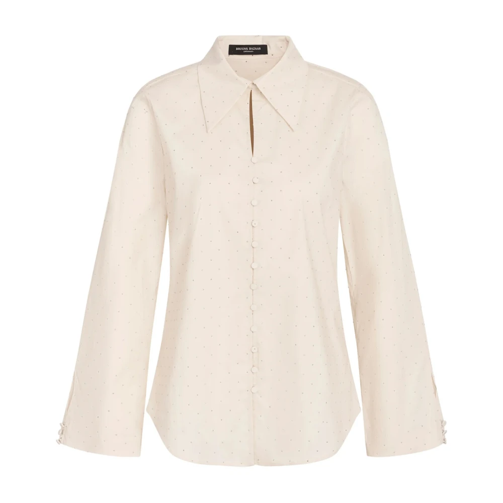 Bruuns Bazaar Vrouwen Garancebbela Shirt Sandshell Beige Dames