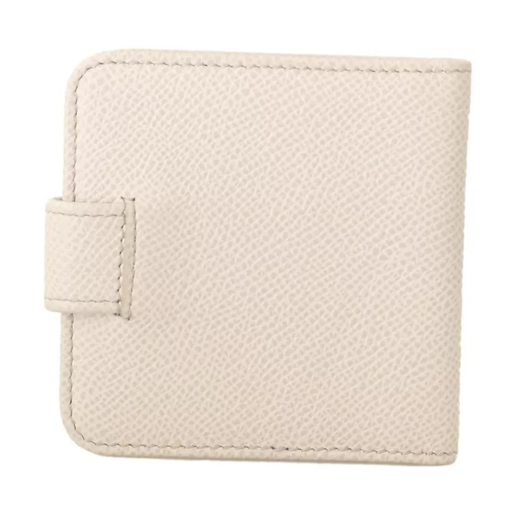 Dolce & Gabbana Witte leren condoomhoes portemonnee White Heren