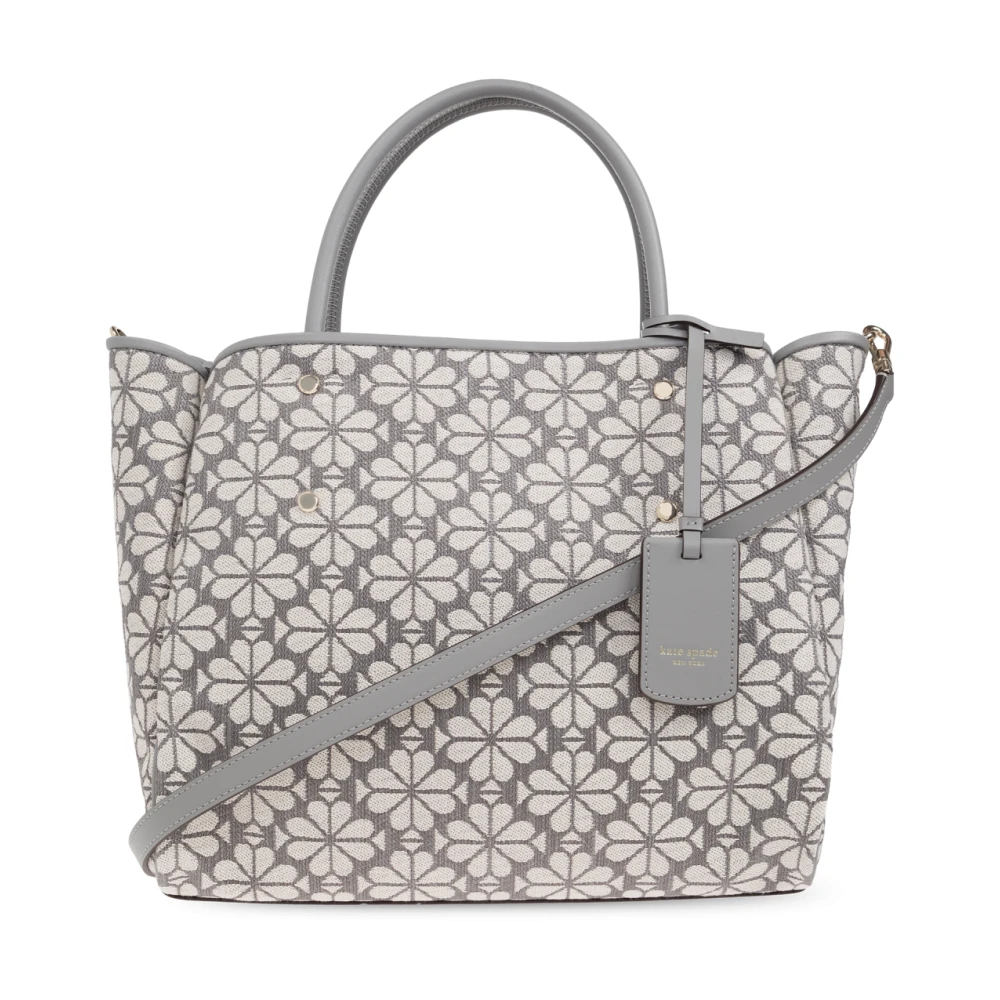 Kate Spade Bloemen tote tas shopper type Gray Dames