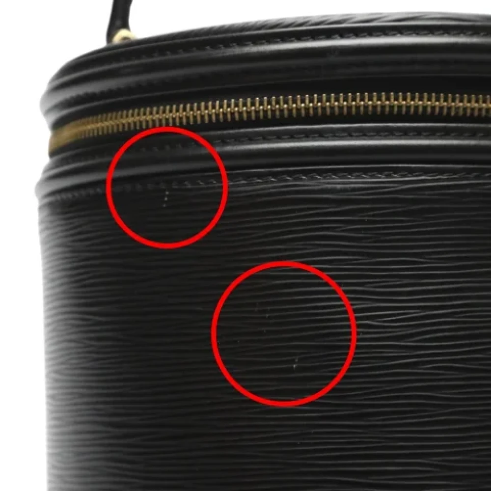Louis Vuitton Vintage Pre-owned Leather louis-vuitton-bags Black Dames
