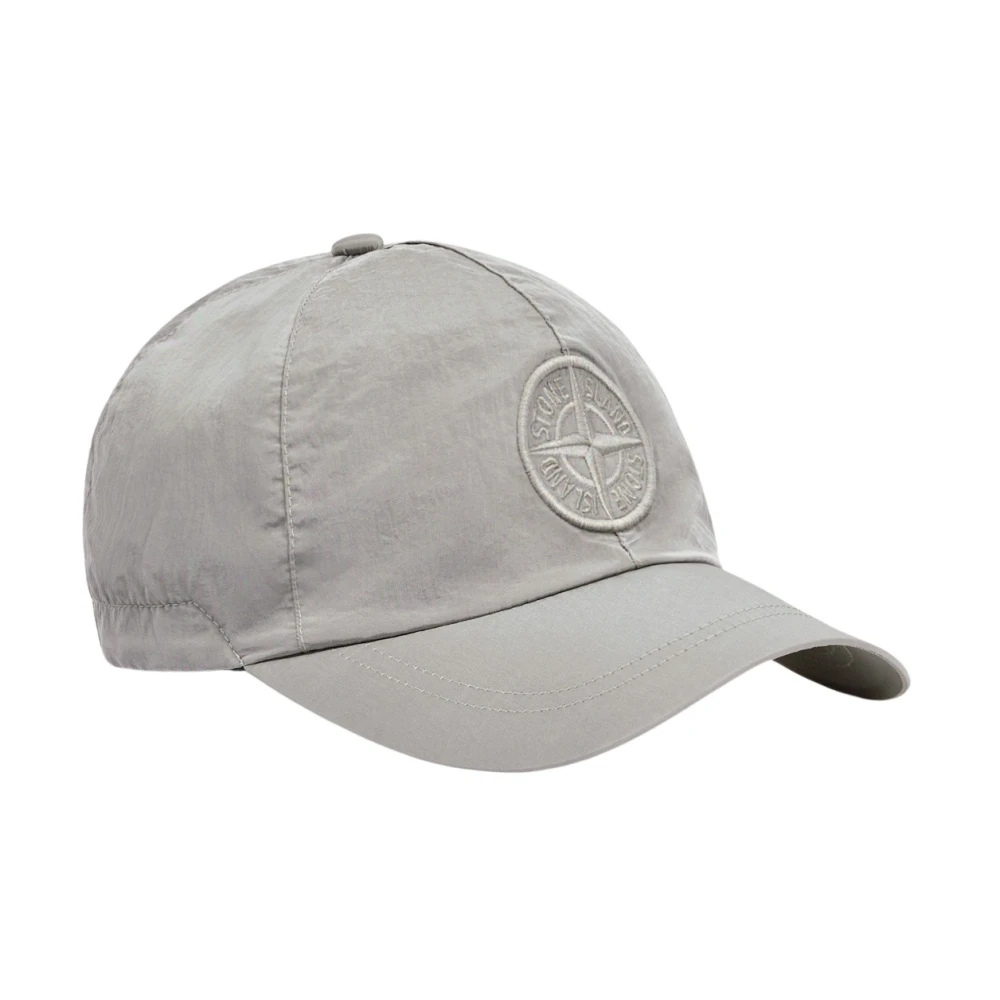 Stone Island Iridescent Nylon Metal Cap Gray, Unisex