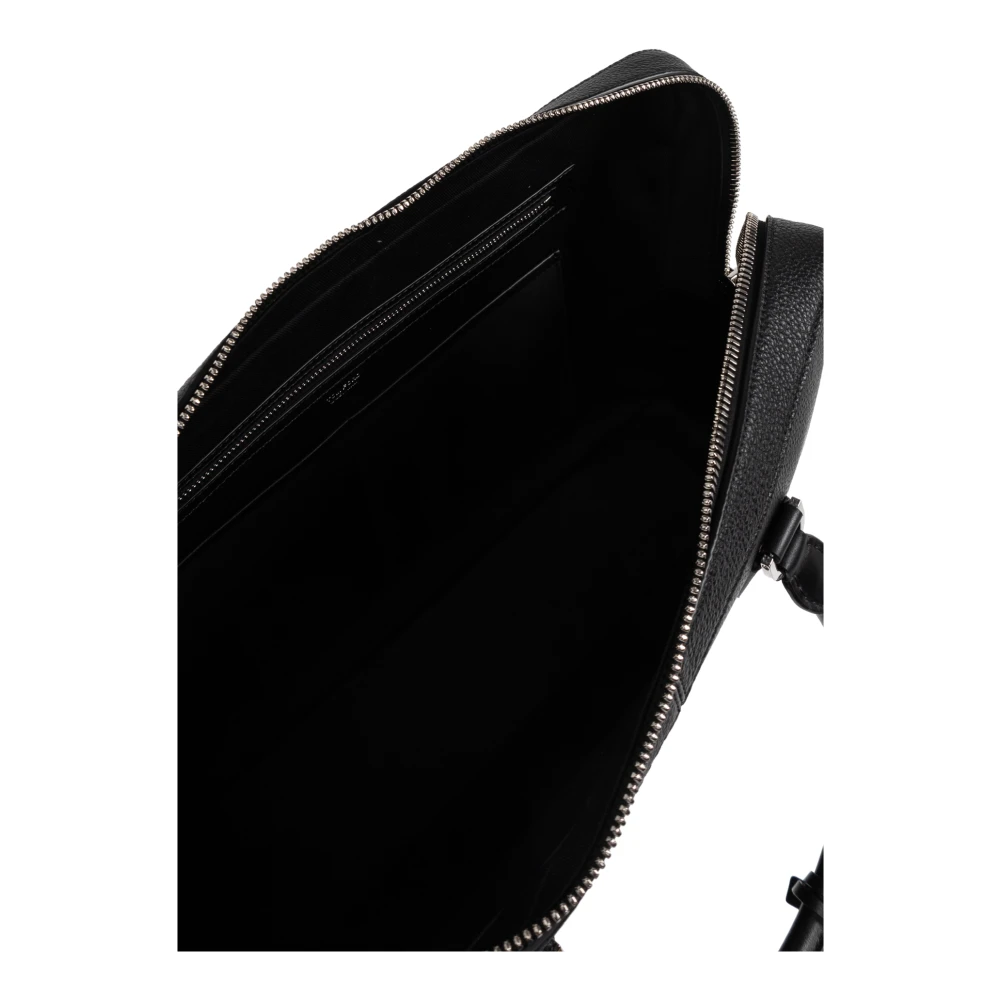 Tom Ford Leren aktetas Black Heren