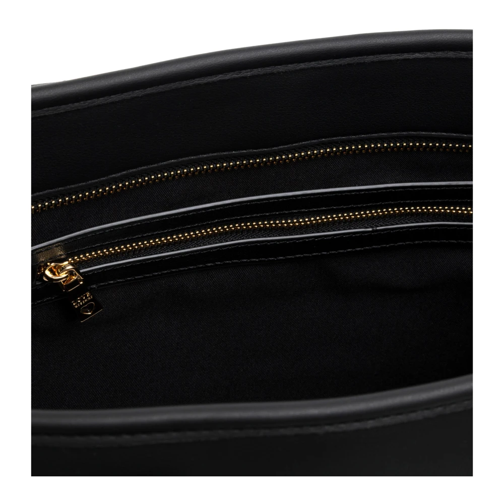 Love Moschino Stijlvolle Tote Bag met Rits Black Dames