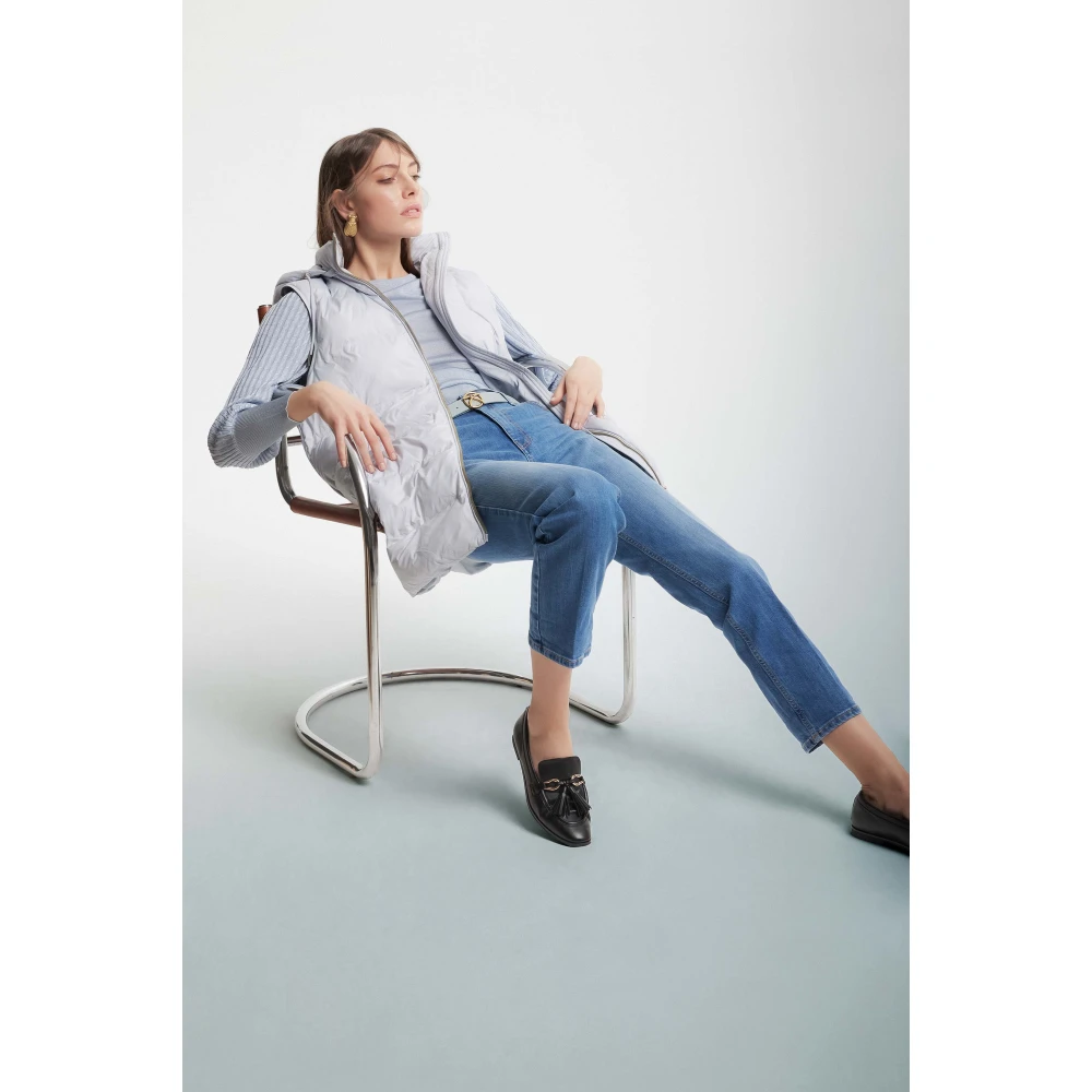 Kocca Stone-Washed Mom Jeans Blue Dames