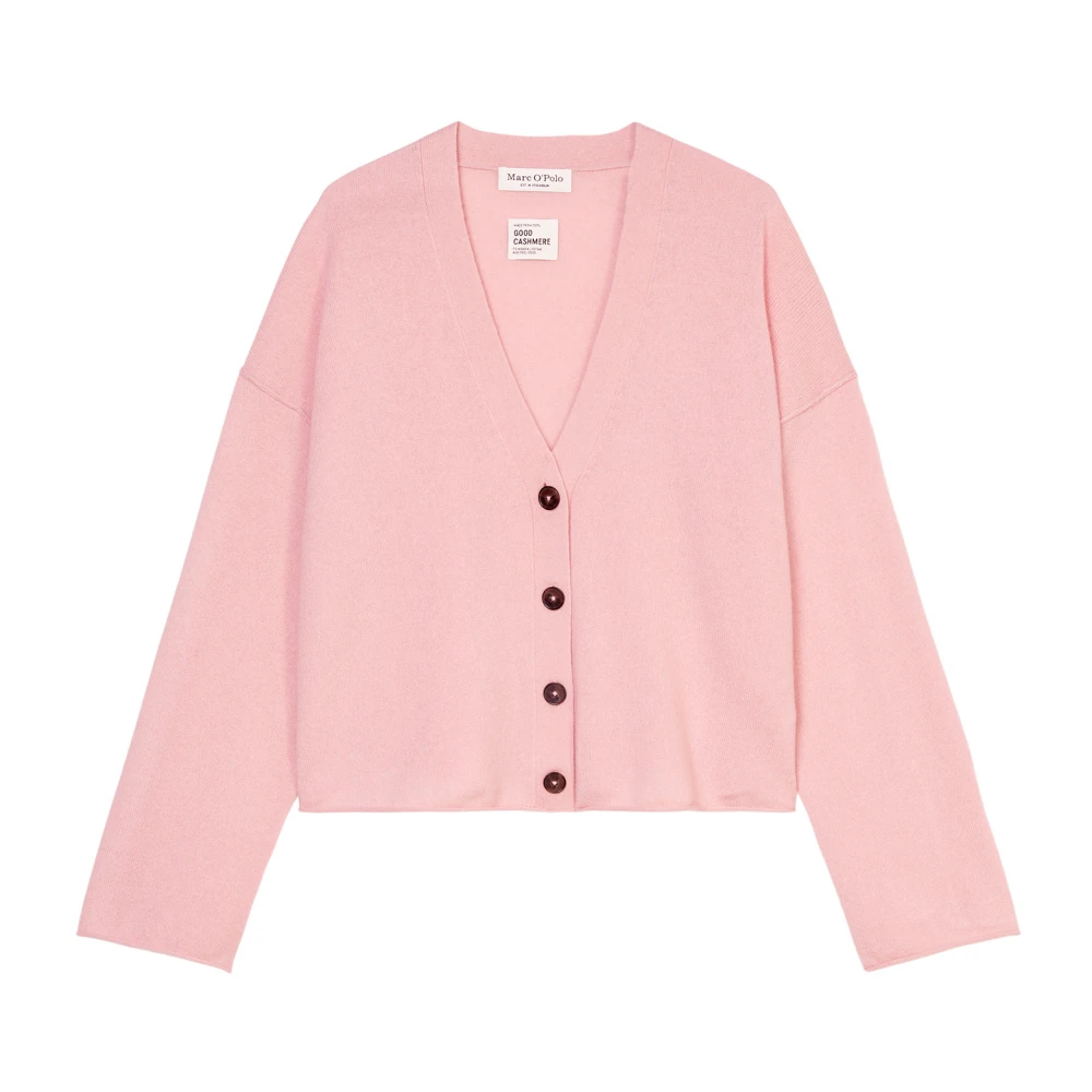 Marc O'Polo Kasjmier cardigan oversized cropped Pink Dames