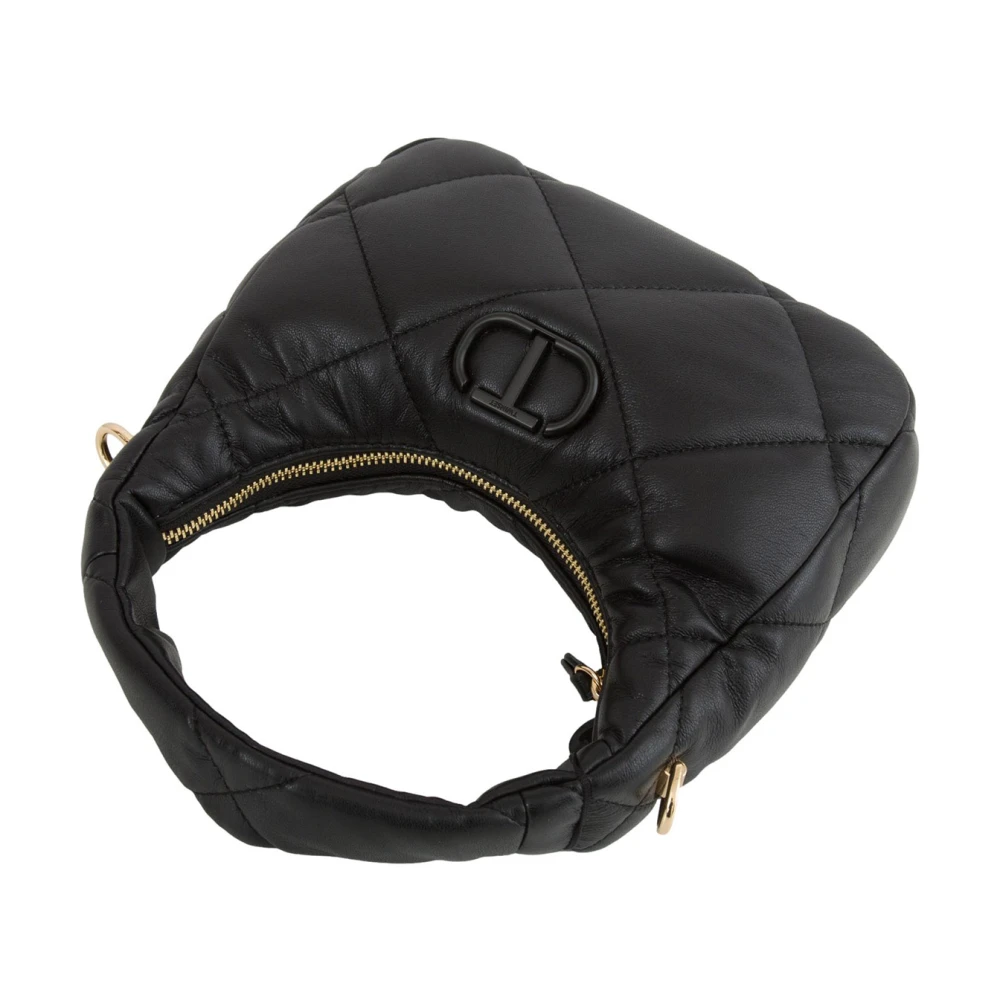 Twinset Zwarte Hobo Tas Black Dames