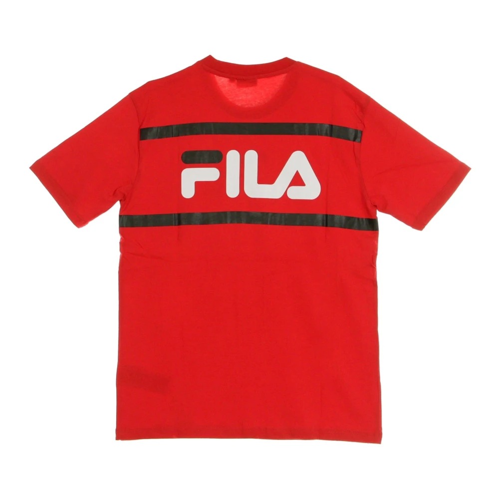 Fila Rode Heren Tee Shirt Red Heren