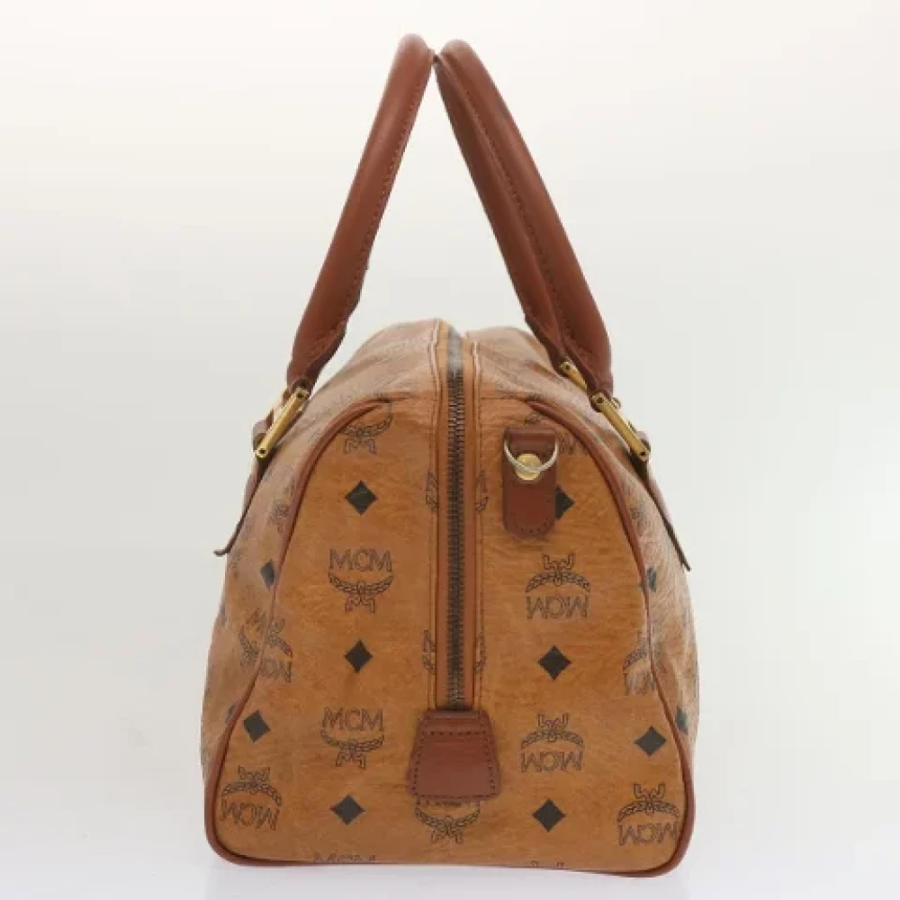 MCM Pre-owned Leather handbags Brown Dames