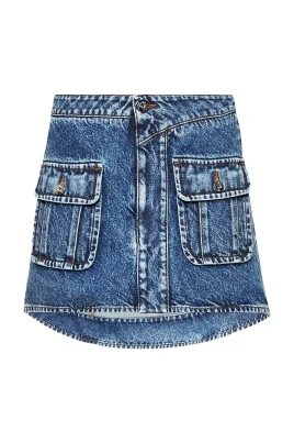 Patch Pocket Mini Skirt