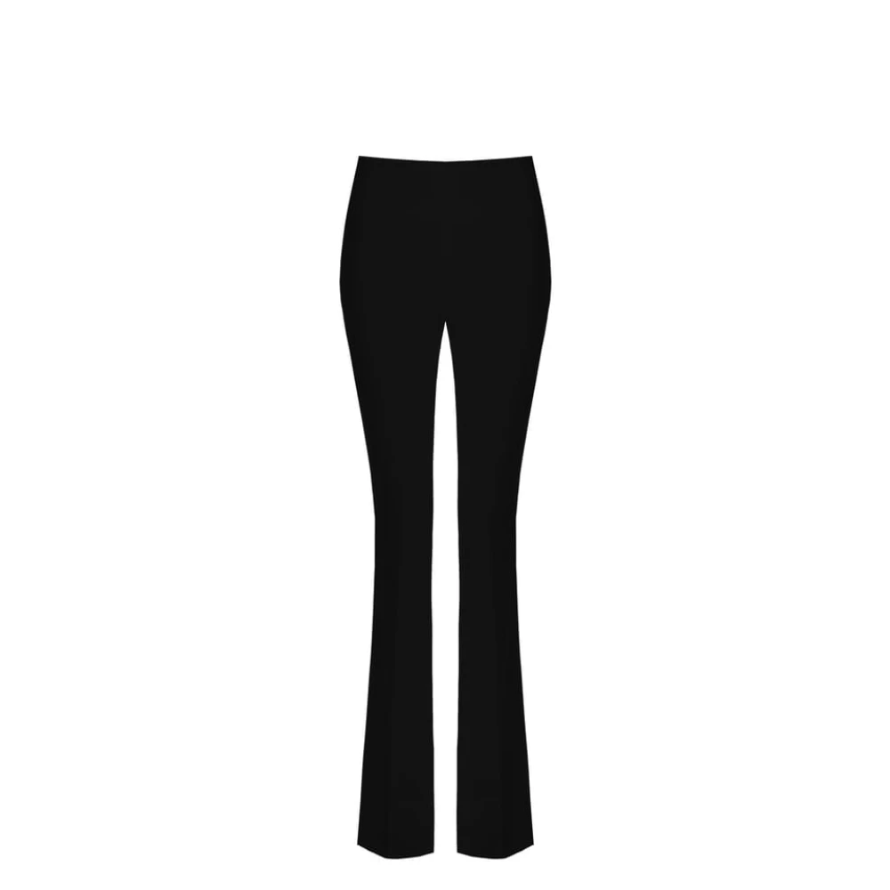 RINASCIMENTO Hoge taille technische stof broek Black Dames