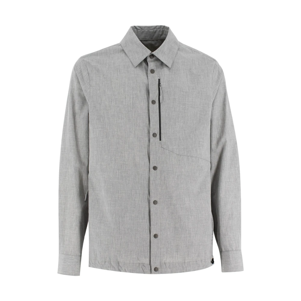 Sease Urban Style Katoenen Poplin Overhemd Gray Heren