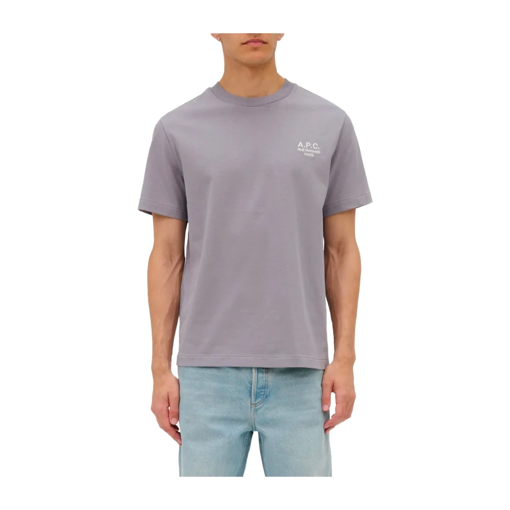 A.p.c. Herr Lila Toppar L, Rue Madame T-Shirt