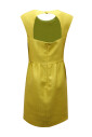 robe-jaune-texturee-avec-fermeture-eclair-au-dos