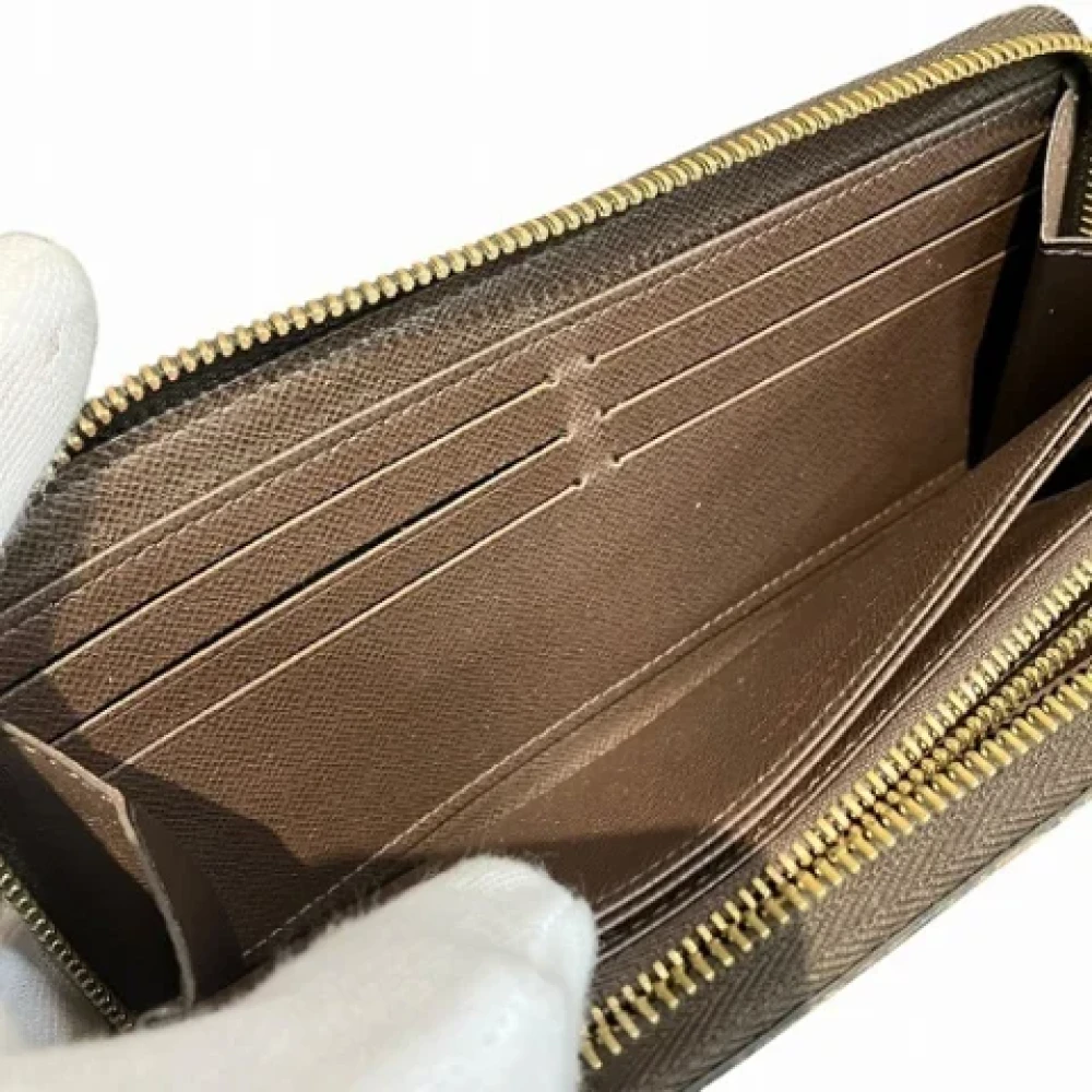 Louis Vuitton Vintage Pre-owned Fabric wallets Brown Dames